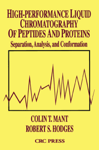 صورة الغلاف: High-Performance Liquid Chromatography of Peptides and Proteins 1st edition 9780367402969