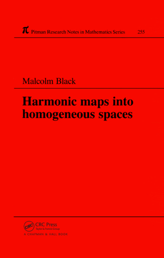 Cover image: Harmonic Maps Into Homogeneous Spaces 1st edition 9780582087651