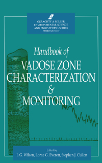 Imagen de portada: Handbook of Vadose Zone Characterization & Monitoring 1st edition 9780873716109