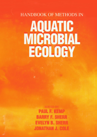 Cover image: Handbook of Methods in Aquatic Microbial Ecology 1st edition 9780367449858