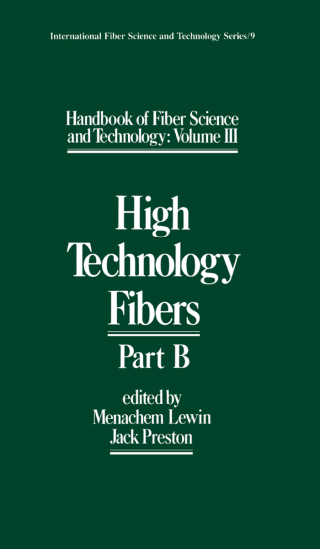 Titelbild: Handbook of Fiber Science and Technology Volume 2 1st edition 9780367451103