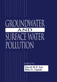 Cover image: Groundwater and Surface Water Pollution 1st edition 9781566705110