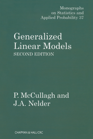 Cover image: Generalized Linear Models 2nd edition 9780412317606