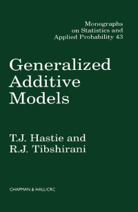 Cover image: Generalized Additive Models 1st edition 9780412343902