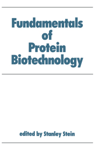 Imagen de portada: Fundamentals of Protein Biotechnology 1st edition 9780824783464