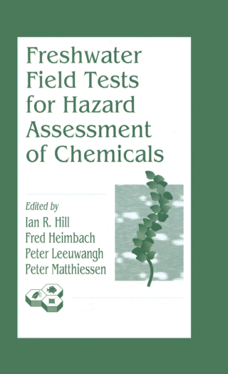 Cover image: Freshwater Field Tests for Hazard Assessment of Chemicals 1st edition 9780873719407