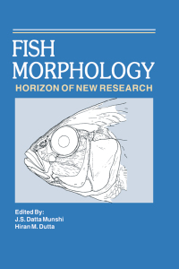Cover image: Fish Morphology 1st edition 9789054102892
