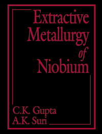 Imagen de portada: Extractive Metallurgy of Niobium 1st edition 9780849360718