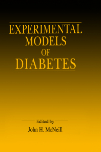 صورة الغلاف: Experimental Models of Diabetes 1st edition 9780849316678