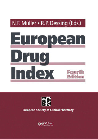 Imagen de portada: European Drug Index 4th edition 9783769221145