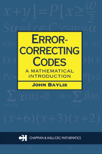 Cover image: Error Correcting Codes 1st edition 9780367834500