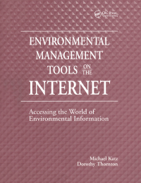 Cover image: Environmental Management Tools on the Internet 1st edition 9781138465404