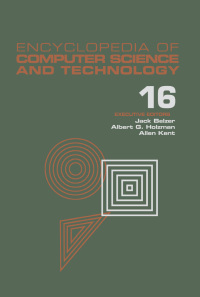 Cover image: Encyclopedia of Computer Science and Technology 1st edition 9780824722661