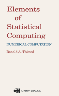 Omslagafbeelding: Elements of Statistical Computing 1st edition 9780367829544