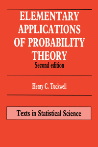 Cover image: Elementary Applications of Probability Theory 2nd edition 9780412576201