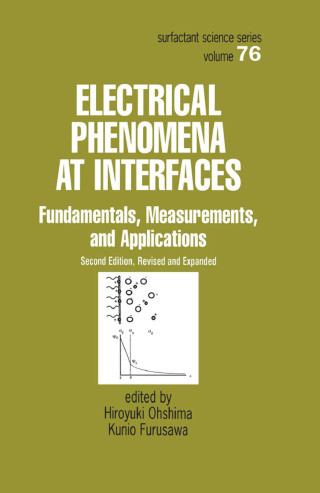 Cover image: Electrical Phenomena at Interfaces 2nd edition 9780824790394