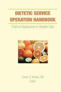 Cover image: Dietetic Service Operation Handbook 1st edition 9781560220275
