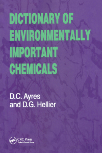 Imagen de portada: Dictionary of Environmentally Important Chemicals 1st edition 9780751402568