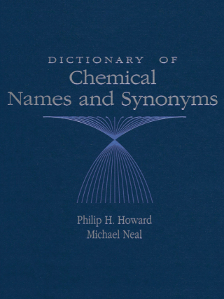 Cover image: Dictionary of Chemical Names and Synonyms 1st edition 9780873713962