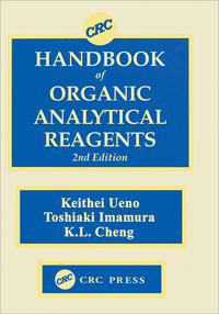 Cover image: CRC Handbook of Organic Analytical Reagents 2nd edition 9780849342875
