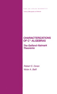 Omslagafbeelding: Characterizations of C* Algebras 1st edition 9780367824716