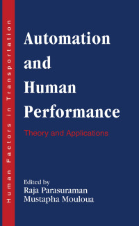 Imagen de portada: Automation and Human Performance 1st edition 9780805816167