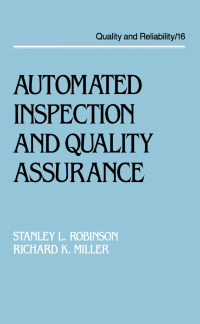 Titelbild: Automated Inspection and Quality Assurance 1st edition 9780367403331