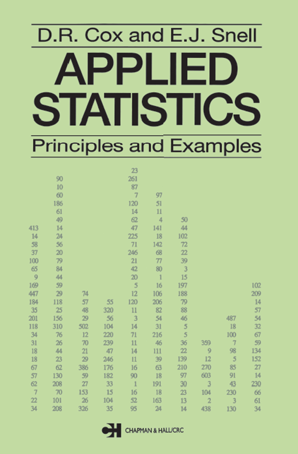 Applied Statistics – Principles and Examples 1st Edition
