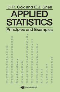 Cover image: Applied Statistics - Principles and Examples 1st edition 9780367411756