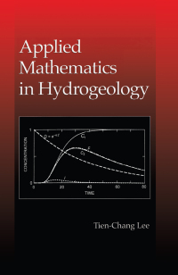 Cover image: Applied Mathematics in Hydrogeology 1st edition 9780367400187