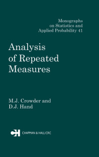 صورة الغلاف: Analysis of Repeated Measures 1st edition 9780367450847