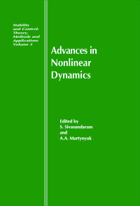 Cover image: Advances in Nonlinear Dynamics 1st edition 9789056990305