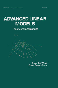 Cover image: Advanced Linear Models 1st edition 9780824791698