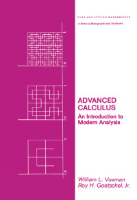 Cover image: Advanced Calculus 1st edition 9781138581562
