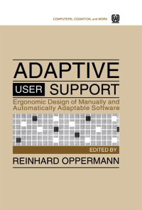 Cover image: Adaptive User Support 1st edition 9780805816556