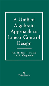 Titelbild: A Unified Algebraic Approach To Control Design 1st edition 9780748405923