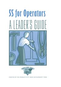 Omslagafbeelding: 5S for Operators A Leader's 1st edition 9781420078756