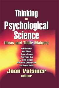 صورة الغلاف: Thinking in Psychological Science 1st edition 9780765803481