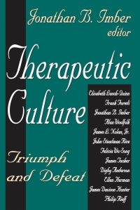 Immagine di copertina: Therapeutic Culture 1st edition 9780765805928