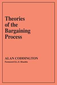 صورة الغلاف: Theories of the Bargaining Process 1st edition 9780202309170