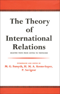 Cover image: The Theory of International Relations 1st edition 9780202363004