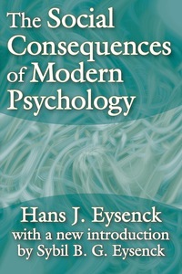 Omslagafbeelding: The Social Consequences of Modern Psychology 1st edition 9781138538566