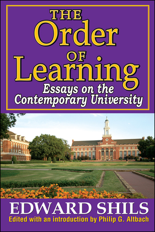Cover image: The Order of Learning 1st edition 9781412851541