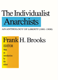 Imagen de portada: The Individualist Anarchists 1st edition 9781560001324