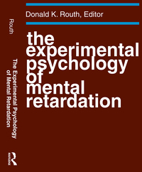 Imagen de portada: The Experimental Psychology of Mental Retardation 1st edition 9780202308883