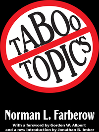 صورة الغلاف: Taboo Topics 1st edition 9781138533790