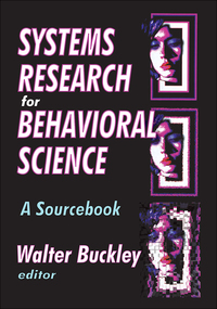 Imagen de portada: Systems Research for Behavioral Science 1st edition 9781138533783