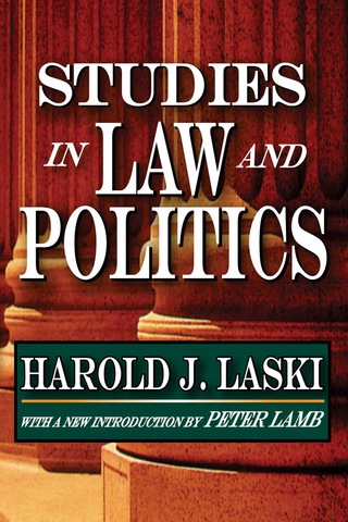 Omslagafbeelding: Studies in Law and Politics 1st edition 9781412810692