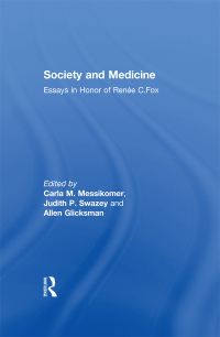 Cover image: Society and Medicine 1st edition 9781138514805