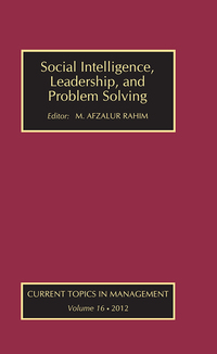 Imagen de portada: Social Intelligence, Leadership, and Problem Solving 1st edition 9781412851732